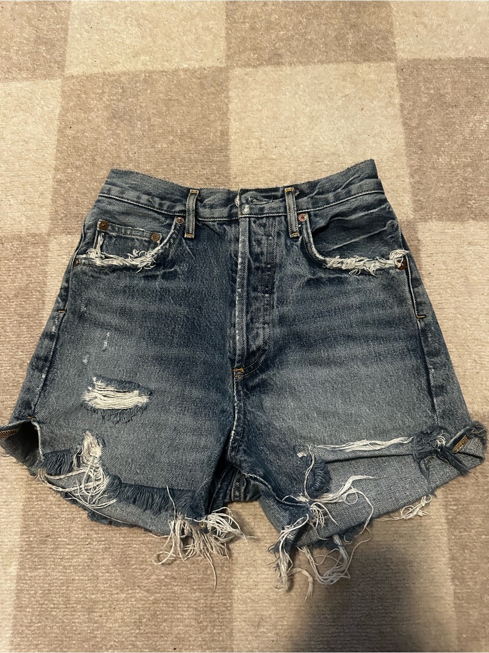 Aritizia - Agolde High Rise Dee Shorts